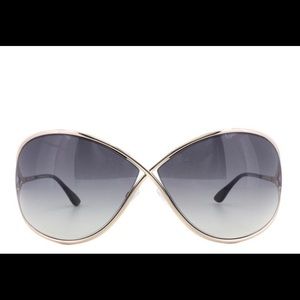 Tom Ford Miranda 68mm Rose Gold/Smoke Lens